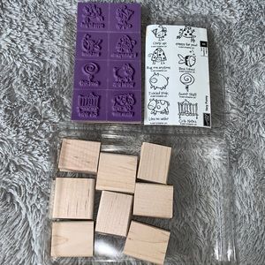 Stampin Up Set Very Punny. New. Set of 8 stamps